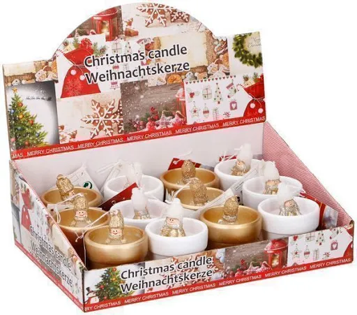 Novog. sveća 8cm sort Christmas Gifts