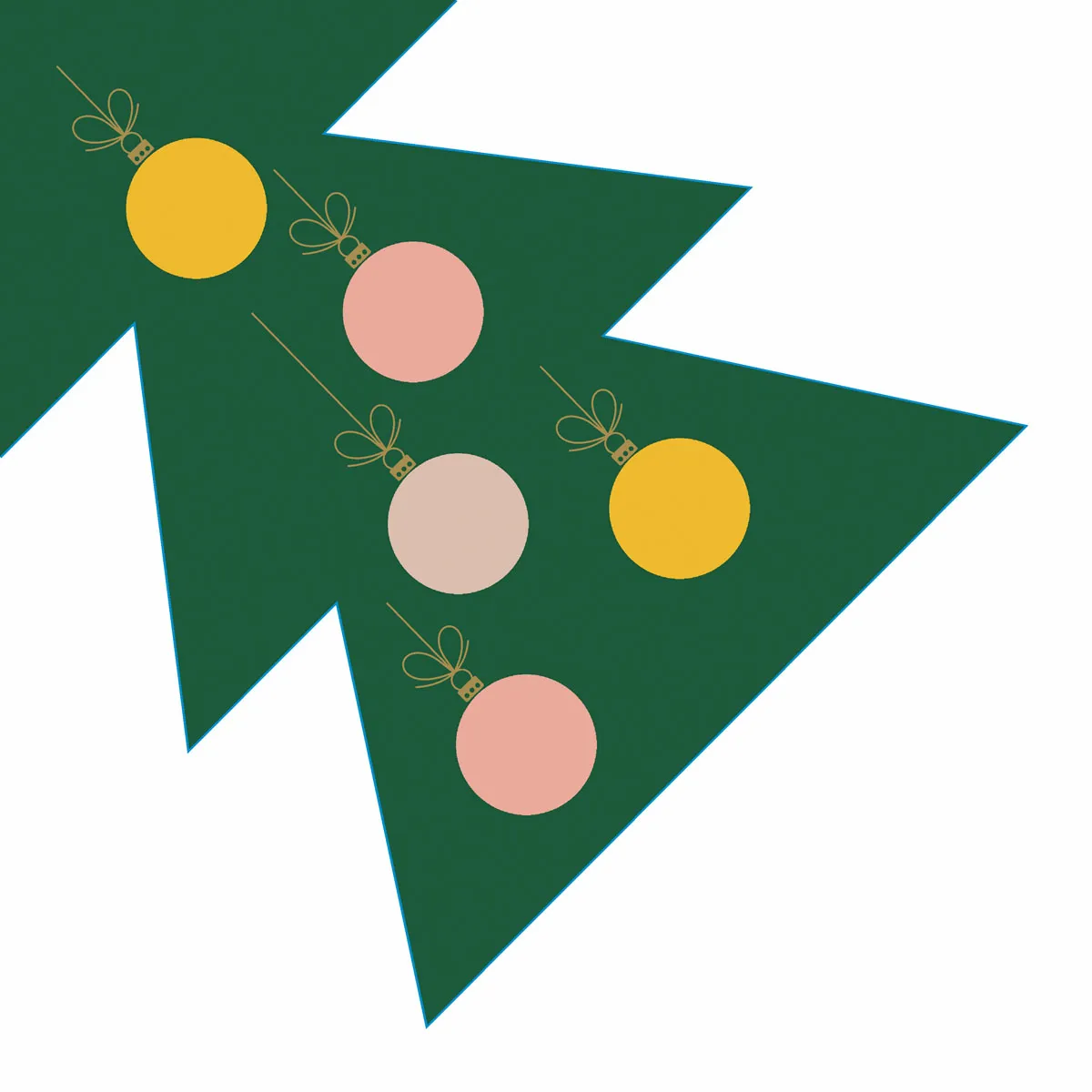 Novogodišnje salvete Xmas Tree 12/1 Paper+Design