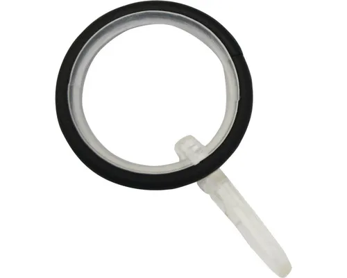 Obruč sa kukicom Kreta 16/19mm mat crni 10/1 Gardinia