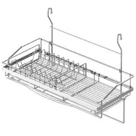 Ocedjivač za suđe sa kukama 580x280x300mm hrom Starax