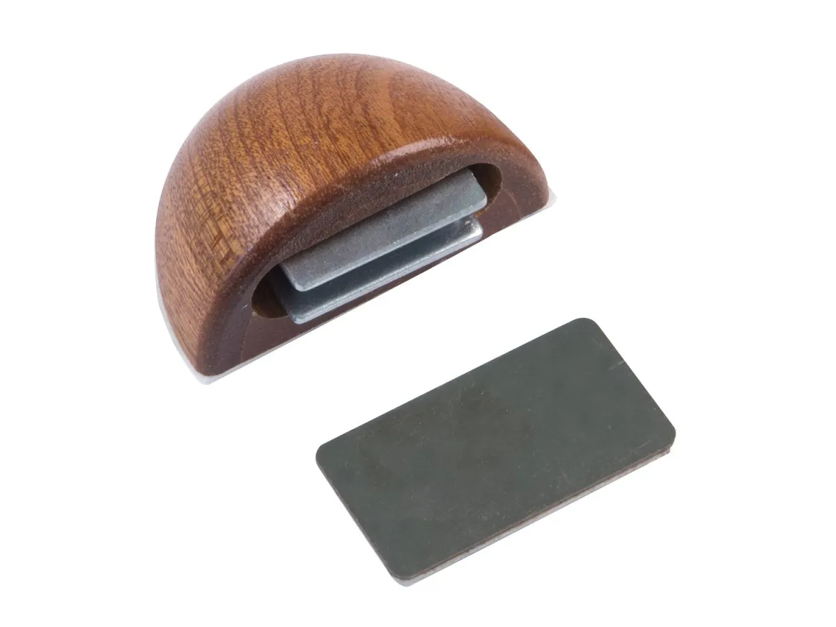 Odbojnik za vrata mod. 407 sa magnetom drvo sapelli blister Amig