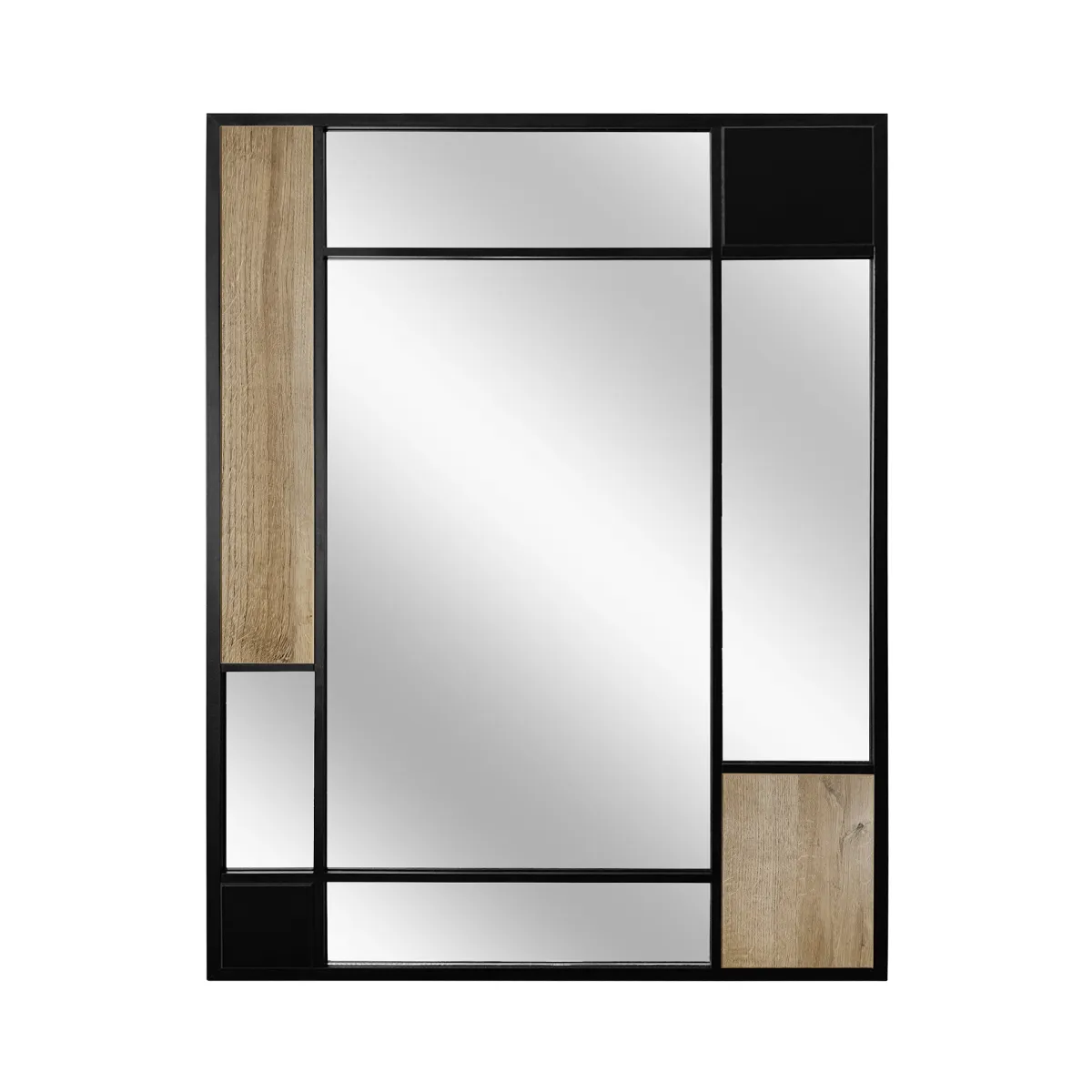 Ogledalo Edge 69x95cm FL10 braon/crno Styler