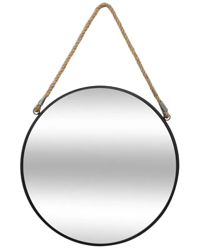 Ogledalo fi 55cm crno Atmosphera Createur Dinterieur