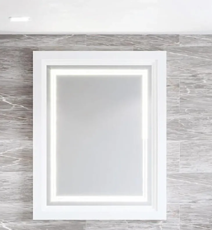 Ogledalo Helena sa led osvetlenjem 80x100cm belo Denko