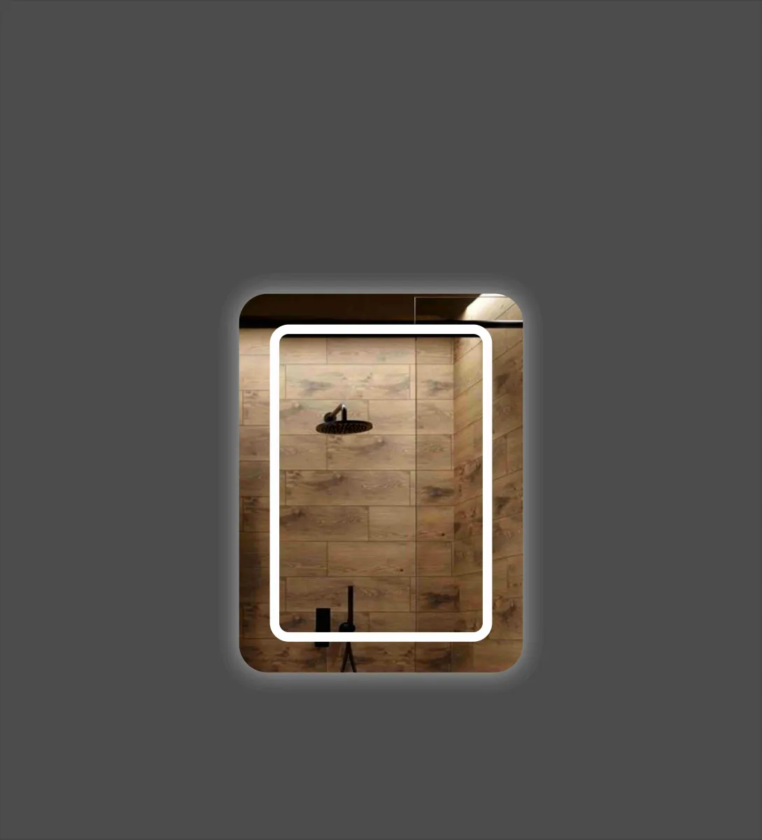 Ogledalo Slim sa LED osvjetljenjem 60x80cm Denko