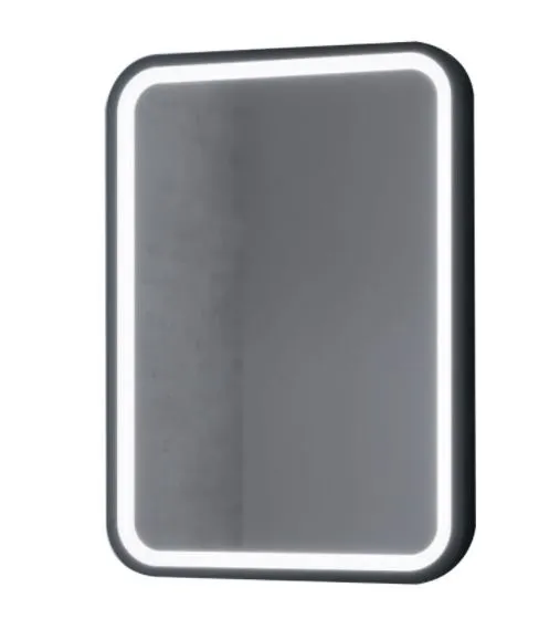 Ogledalo Taylan sa led osvetljenjem 75x60cm crno Denko