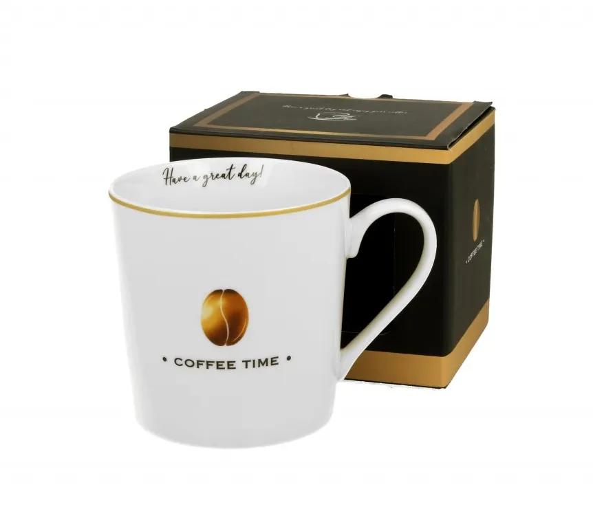 Šolja Coffee Time 360ml u poklon pakovanju Duo