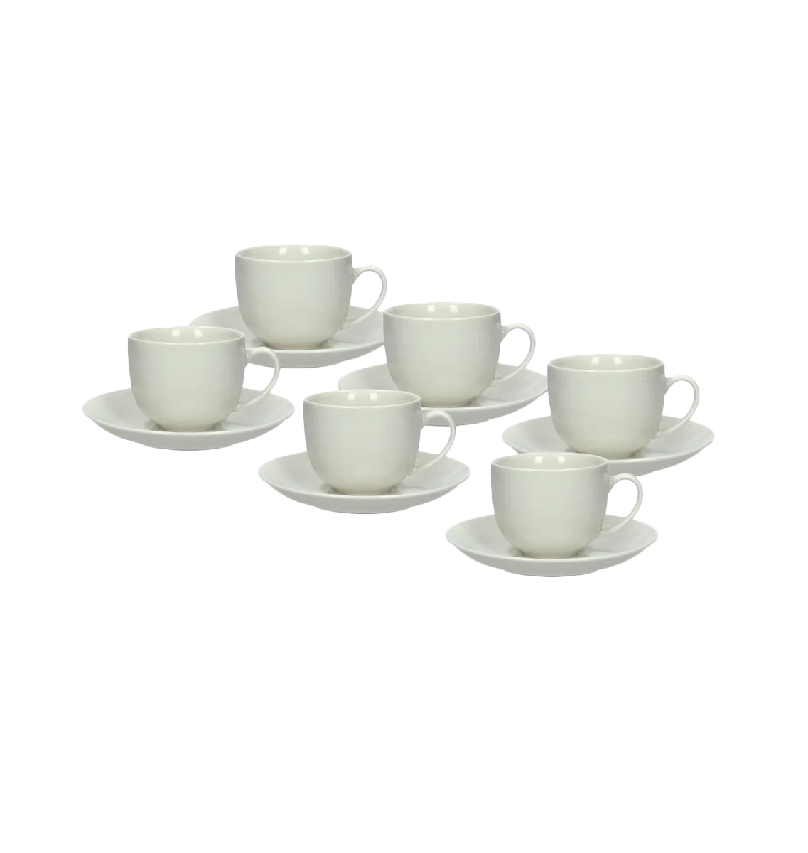 Šolja sa tanjirićem Linea Victoria 200ml bijela 1/1 Tognana