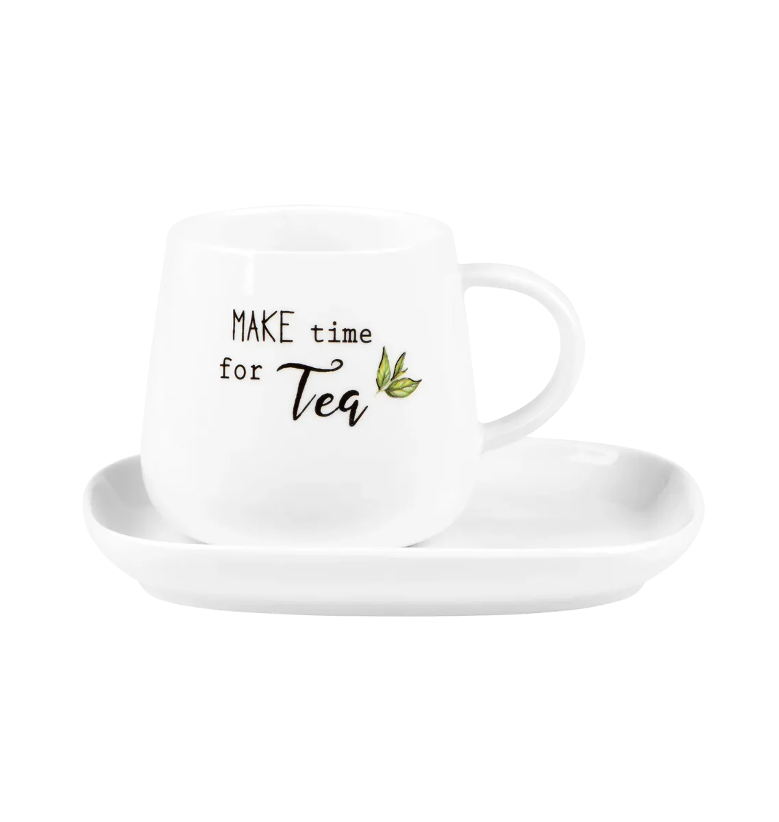 Šolja za čaj 275ml sa tanjirićem KITCHEN ELEMENTS