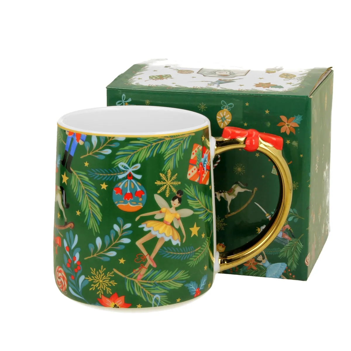 Šolja za čaj Christmas Spirit 400ml u poklon pakovanju Duo
