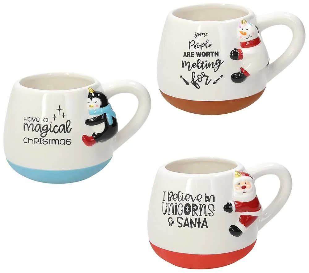 Šolja za čaj Fun Christmas hug 450ml sort Tognana