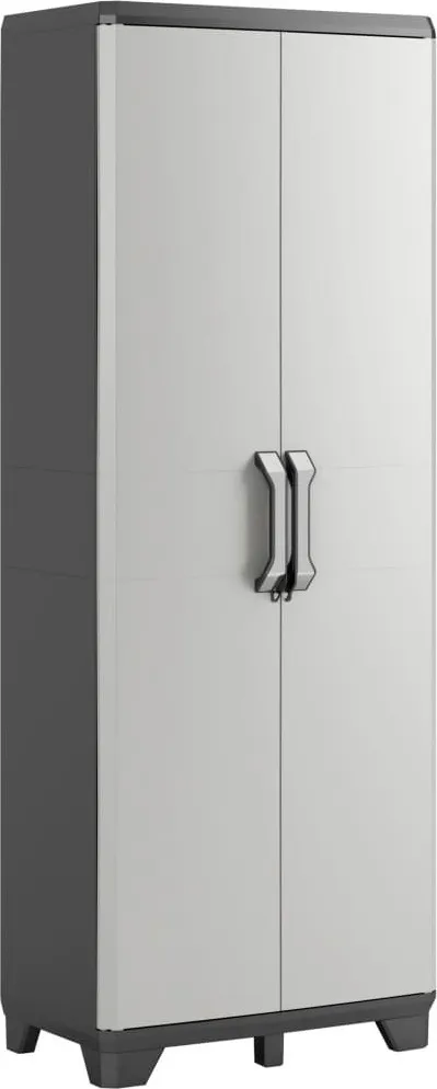 Ormar Gear 68x39x182cm sa 4 police crno-sivi Keter