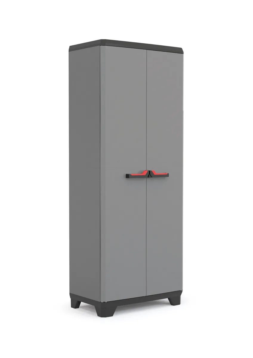 Ormar Stilo 68x39x173cm sa 3 police crno-sivi Keter