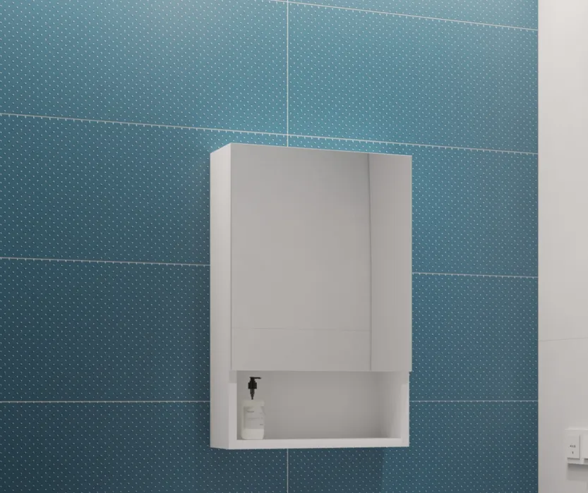 Ormarić Duru 45 gornji deo sa ogledalom 38x65cm beli Denko