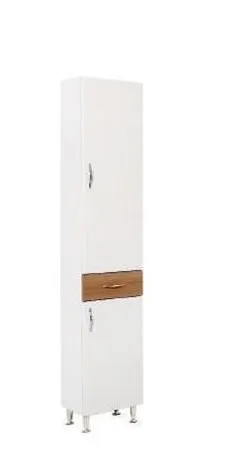 Ormarić TREND 65 vertikala  35x190cm beli sa korpom Denko