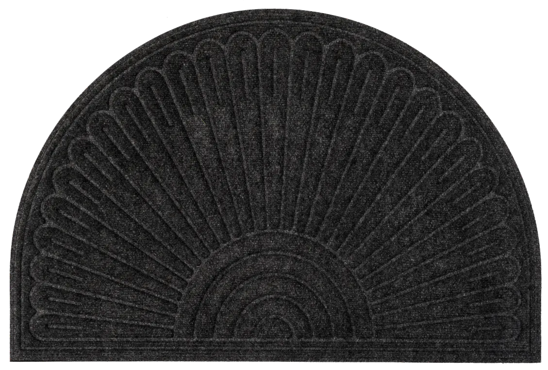 Otirač Contour Half Moon 60x90cm antracit Ecotrend