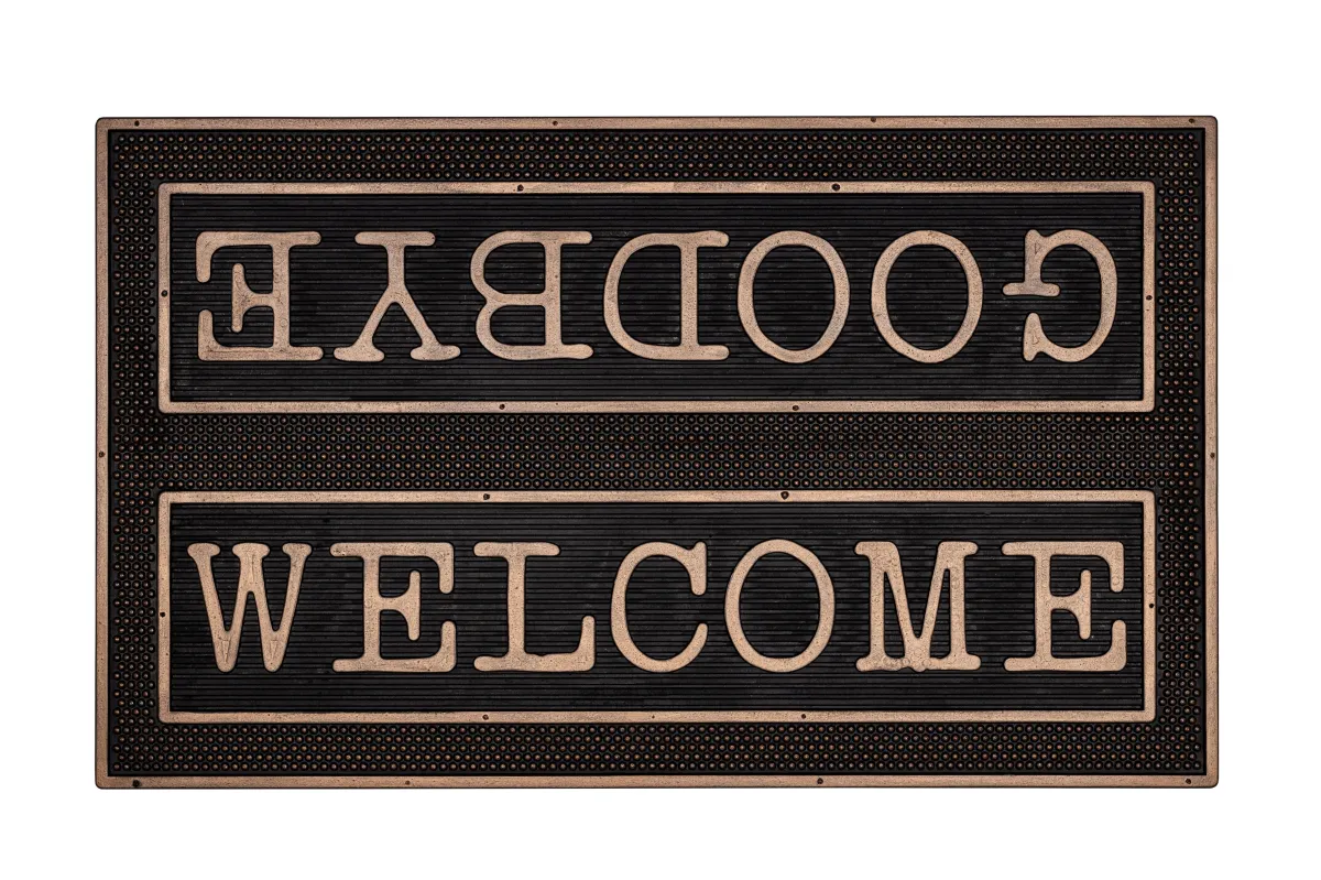 Otirač za noge Diamo Welcome Goodbye 45x75cm Hamat