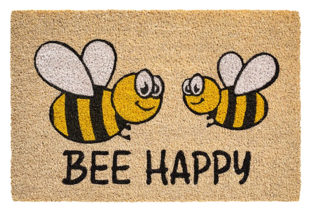 Otirač za noge RUCO PRINT Bee happy 40x60cm Hamat
