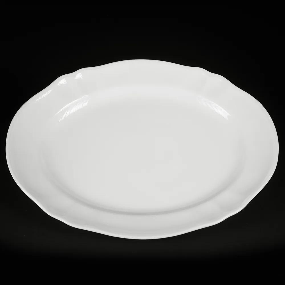 Oval 24cm dezen 1300/W beli  Apulum