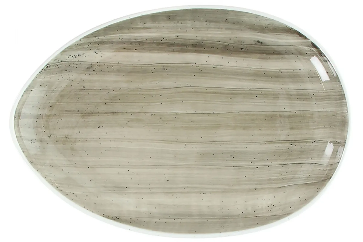 Oval B-Rush 31cm sivi Tognana