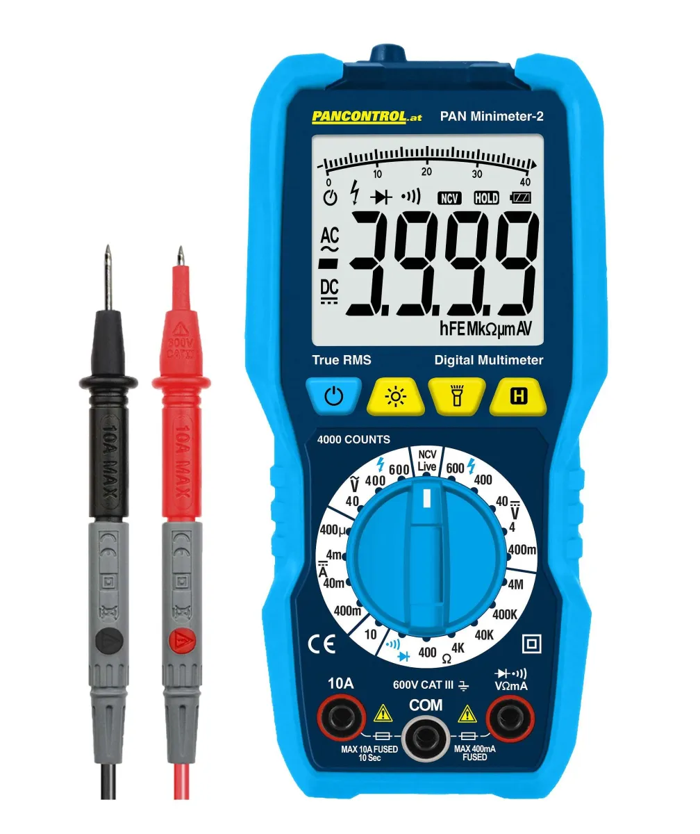 PAN MINIMETER True RMS Digitalni multimetar CAT III 600V Pancontrol