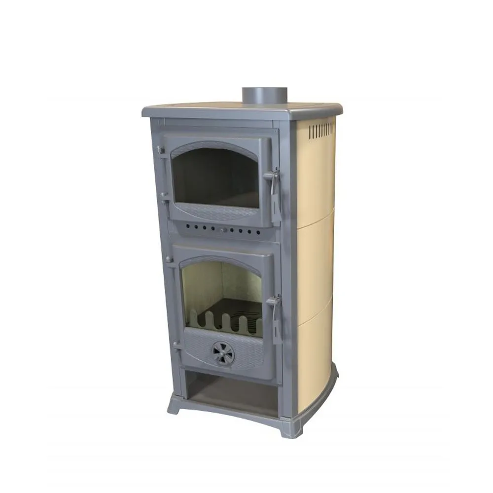 Peć na drvaThalia CUCINA 9.7kW bež Trgo-Produkt