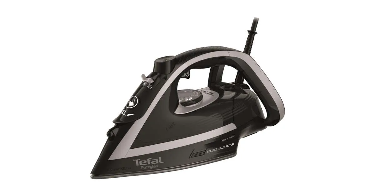 Pegla na paru Puregliss 3000W crna Tefal