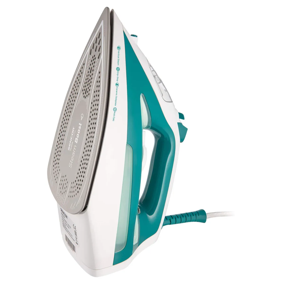 Pegla na paru SSI 6100GR 2600W belo-tirkizna Sencor