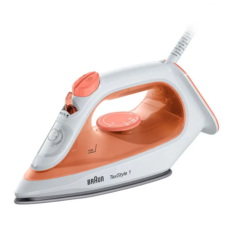 Pegla na paru TexStyle 1 1600-1900W bela/narandžasta Braun