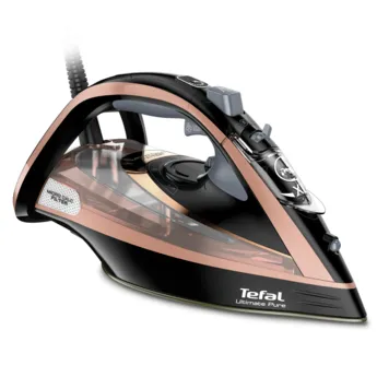 Pegla na paru Ultimate maks. 3200W crna/prljavo roza Tefal