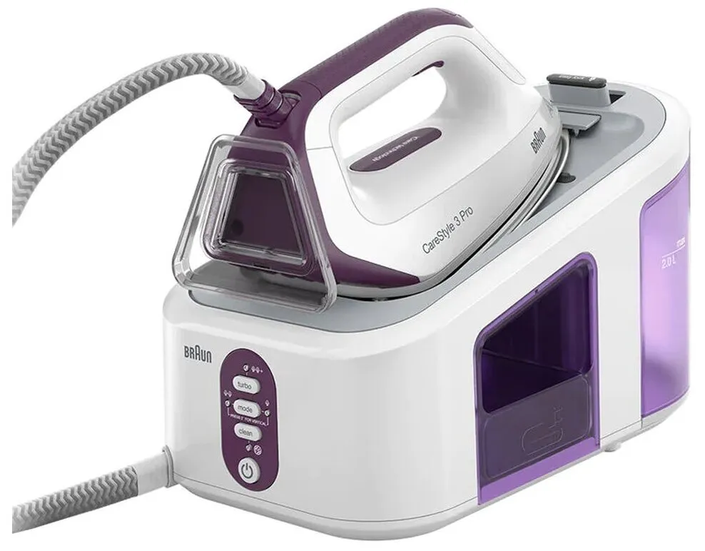 Pegla sa gener. pare CareStyle 3 Pro 2000-2400W bela/ljubič. Braun