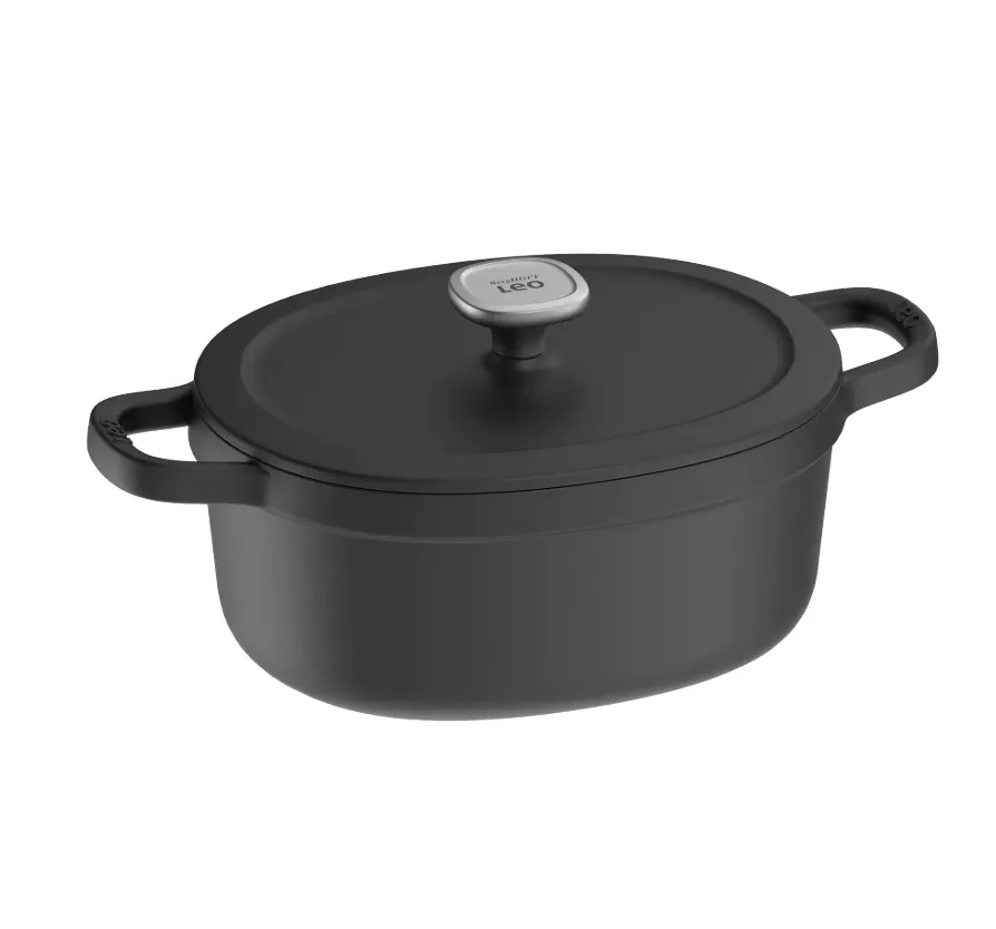 Pekač Leo Graphite 4.8l 27x22cm sa poklopcem BergHoff