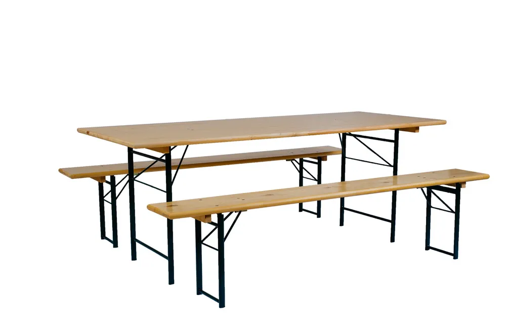 Pivska garnitura Standard 3/1: sto 200x80cm + 2 klupe