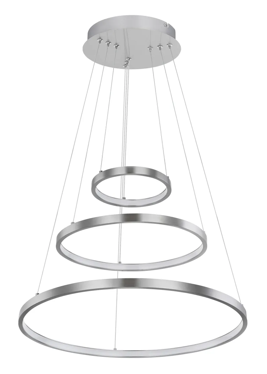 Plaf. svetiljka-visilica Ralph 1xE27 57W LED dim. nikl Globo