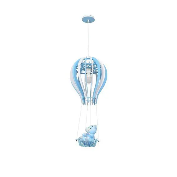 Plafon. svetiljka-visilica Balonik 30x60-110cm E27 60W plava Milagro