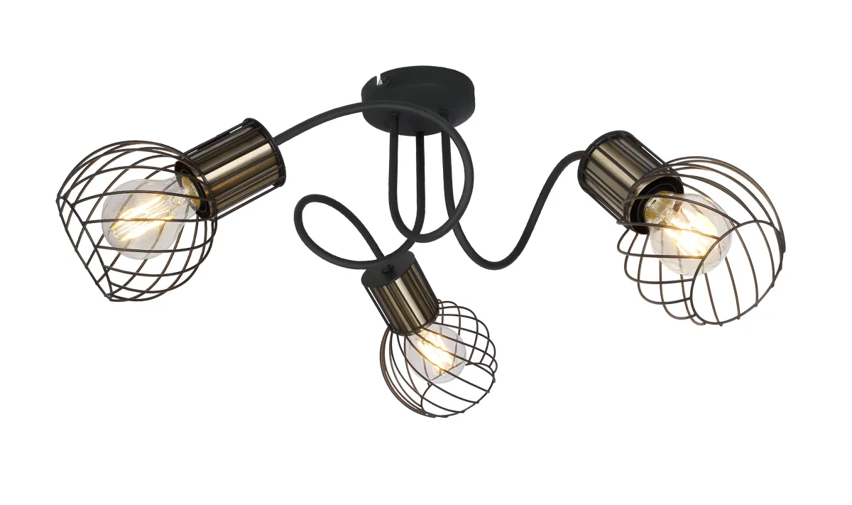 Plafonska svetiljka Argusto 3x E27 40W  240x600 mm Globo