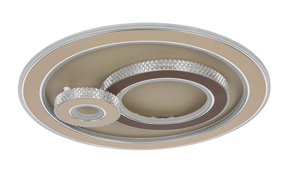 Plafonska svetiljka Mateo 32W Led 3200lm kapućino/braon/hrom Esto