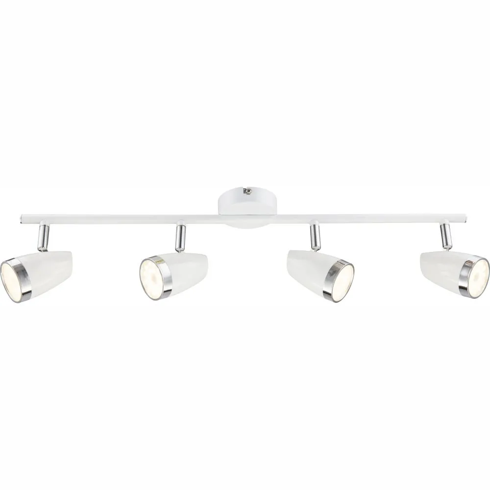 Plafonska svetiljka Minou LED 4x4W 60x8x15.5cm bela Globo