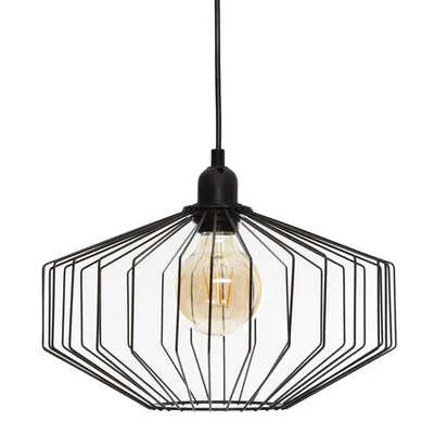 Plafonska svetiljka-visilica Azur E27 40W crna Atmosphera
