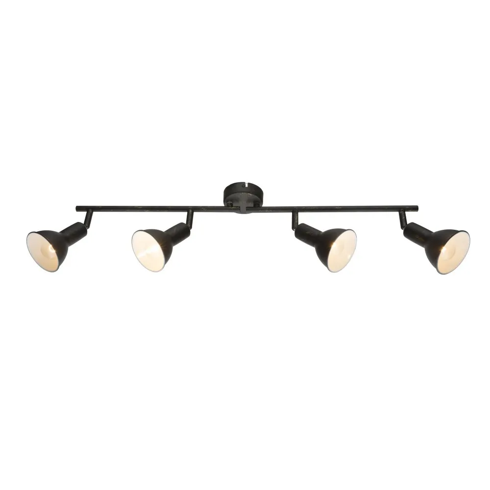 Plafonska svjetiljka Namus 4x40W E14 69x15x19.5cm crna