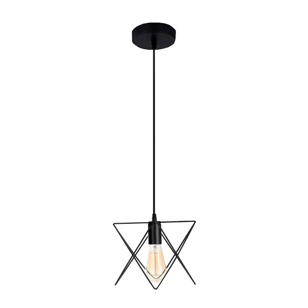 Plafonska svjetiljka visilica Ida 1x40W E27 crna Elmark