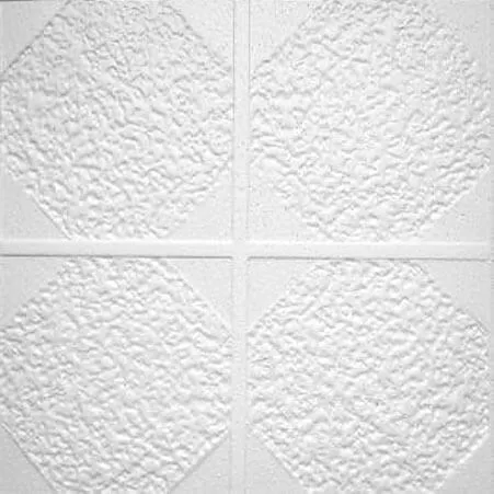 Plafonske obloge Model S-8 49.5x49.5x0.7cm bele Fragmat