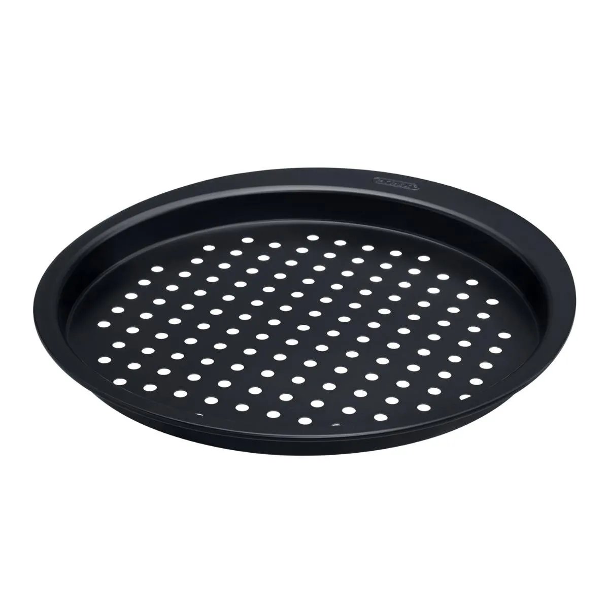 Pleh za pizzu Glide fi 31cm perforirani crni Pyrex