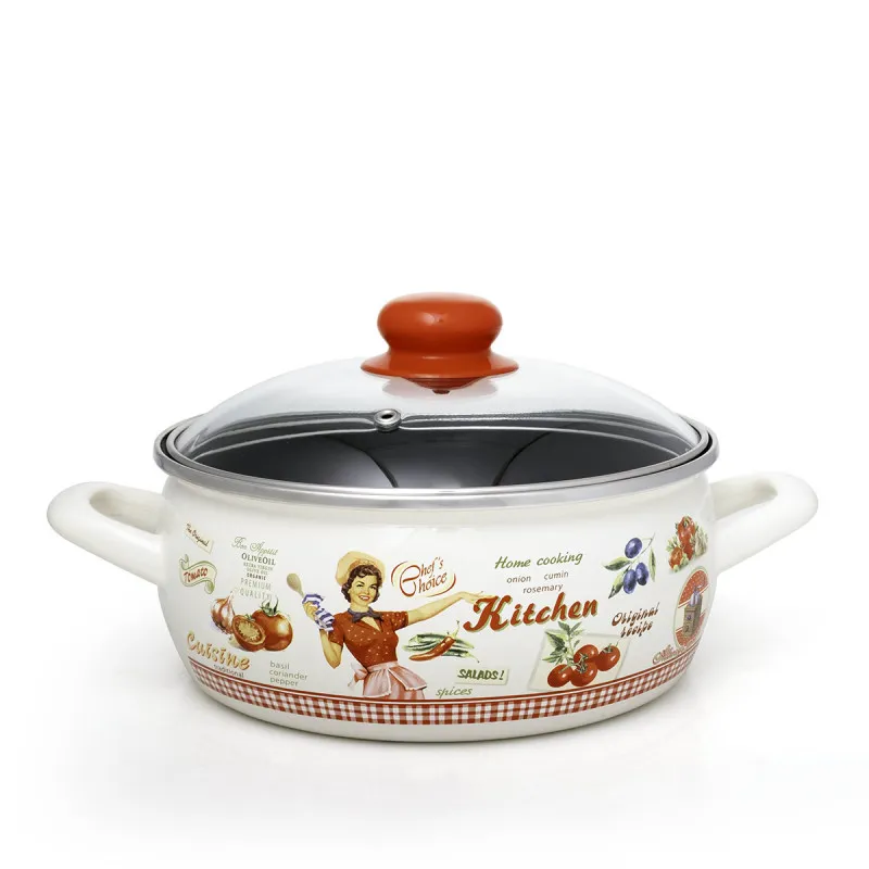 Plitka šerpa Princ 22cm 4.5l sa staklenim pokl. Kuvarica Metalac