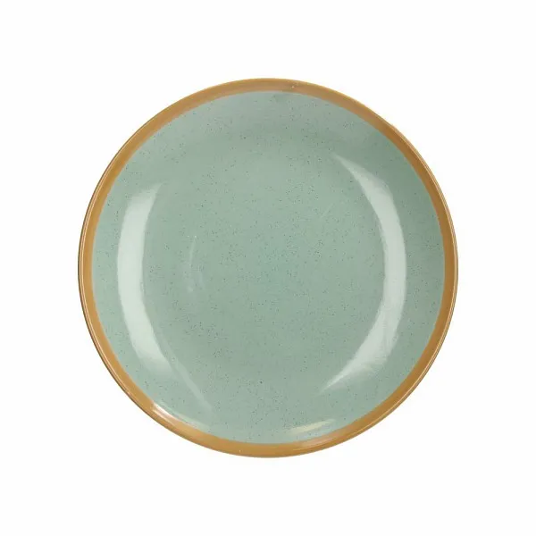 Plitki tanjir Louise Woody fi 27cm zeleni Tognana