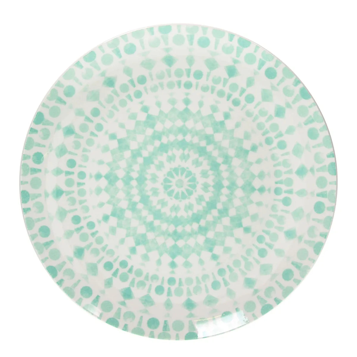 Plitki tanjir Metropolis Gypsy fi 27cm boja smaragda Tognana