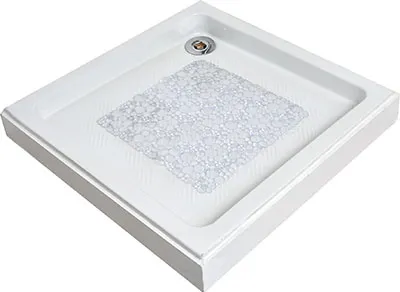 Podloga za kadu Bubbles 50x50cm prozirna Tendance