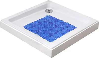 Podloga za kadu Bubbles 50x50cm tamno plava Tendance