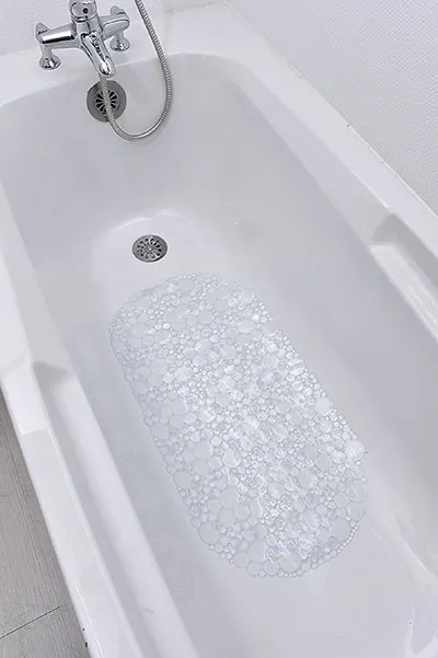 Podloga za kadu Bubbles 69x36cm prozirna Tendance