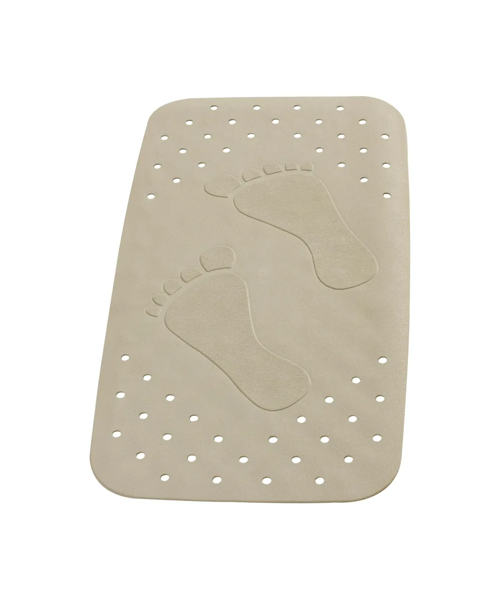 Podloga za kadu Footprints 38x72cm bež Ridder